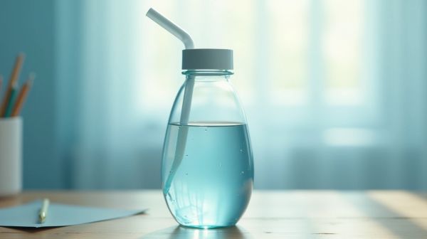 Is your water bottle with straw keeping you hydrated?